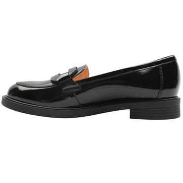 BIOECO SLIP ON 1110 1974 - BLACK PATENT